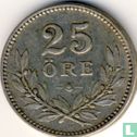 Zweden 25 öre 1918 (kleine 8) - Afbeelding 2
