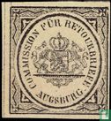 Return stamp Augsburg - Coat of arms - Image 1