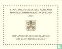 Vaticaan 2 euro 2017 (folder) "1950th anniversary of the Martyrdom of St. Peter and St. Paul" - Afbeelding 1