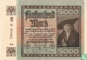 Reichsbank 5000 Mark 1922 (P.81b -Ros 80b) - Afbeelding 1