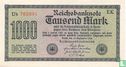 Reichsbank, 1000 Mark 1922 (error) - Image 1