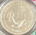 France 10 francs 1999 (PROOF) "150th anniversary of the first french stamp" - Image 1