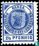 Wapenschild Stettin met inschrift Hansa - Afbeelding 2