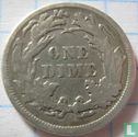 États-Unis 1 dime 1886 (sans lettre) - Image 2