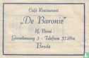 Café Restaurant "De Baronie" - Image 1