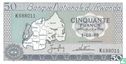 Rwanda 50 Francs 1969 - Afbeelding 1
