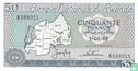 Rwanda 50 Francs 1969 - Afbeelding 2