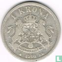 Zweden 1 krona 1901 - Afbeelding 1