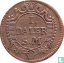 Sweden 1 daler S.M. 1718 (Mercurius) - Image 2