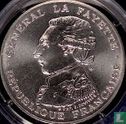 Frankrijk 100 francs 1987 (Piedfort - zilver) "230th anniversary of the birth of La Fayette" - Afbeelding 2