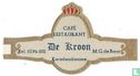 Café Restaurant De Kroon Kwadendamme - Tel. 01194-202 - M.G. de Baar - Afbeelding 1