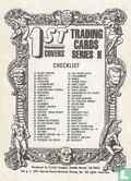 1st Covers Trading Cards Series II Checklist - Afbeelding 2