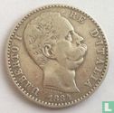 Italië 2 lire 1884 - Afbeelding 1