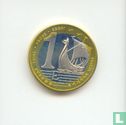 Denemark 1 euro 2002 "trial > Afd. Penningen / medailles > Soorten > Proefslagen (onofficiëel) (Specimen munten) - Afbeelding 2
