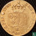 Frankrijk 2 louis d'or 1787 (K) - Afbeelding 1