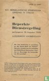 Beperkte dienstregeling aanvangende 26 augustus 1946 - Afbeelding 1