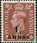 Le roi George VI, avec surcharge  - Image 1