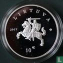 Lithuania 10 euro 2017 (PROOF) "Lithuanian Hound and Žemaitukas" - Image 1