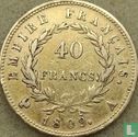 Frankrijk 40 francs 1809 (A) - Afbeelding 1