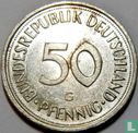 Allemagne 50 pfennig 1992 (G) - Image 2
