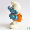 Smurf with school bag - Image 3