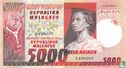 Madagascar 5000 Francs 1974 - Afbeelding 1