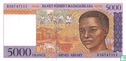 Madagascar 5000 Francs 1995 - Afbeelding 1