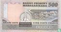 Madagaskar 500 Francs - Afbeelding 2