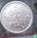 Frankrijk 5 francs 1960 (Piedfort - zilver) - Afbeelding 1