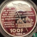 Frankrijk 100 francs 1994 (PROOF) "General Leclerc" - Afbeelding 1