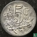Algeria 5 centimes 1917 - Image 2