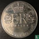Îles Cook 25 dollars 1977 "25th anniversary Accession of Queen Elizabeth II" - Image 2