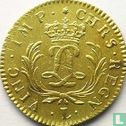 Frankrijk 1 louis d'or 1724 (L) - Afbeelding 2