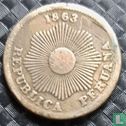 Peru 1 centavo 1863 - Afbeelding 1
