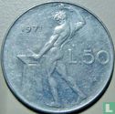 Italy 50 lire 1971 - Image 1