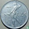 Italy 50 lire 1965 - Image 1
