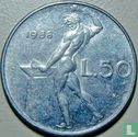 Italy 50 lire 1988 - Image 1