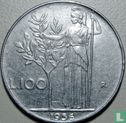 Italien 100 Lire 1956 - Bild 1
