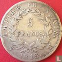 Frankrijk 5 francs 1813 (W) - Afbeelding 1