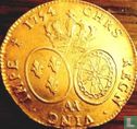 Frankrijk 2 louis d'or 1754 (AA) - Afbeelding 1