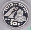 France 10 francs 1998 (PROOF) "Treasures of the Nile - Nefertiti" - Image 1