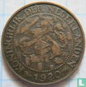 Nederland 1 cent 1920 - Afbeelding 1