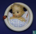 Wanddekoratie - Hummel 137B - "Child in Bed" geboorte Prinses Amalia - Goebel - Bild 1