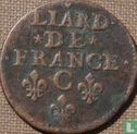 Frankreich 1 Liard 1657 (C) - Bild 2