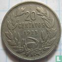 Chili 20 centavos 1925 - Afbeelding 1