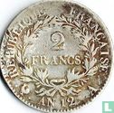 Frankreich 2 Franc AN 12 (A - NAPOLEON EMPEREUR) - Bild 1