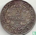 France 2 francs AN 12 (A - BONAPARTE PREMIER CONSUL) - Image 1
