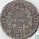 Frankrijk 2 francs AN 12 (B) - Afbeelding 1