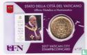 Vatican 50 cent 2017 (stamp & coincard n°17) - Image 1