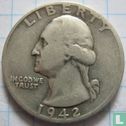 United States ¼ dollar 1942 (S) - Image 1